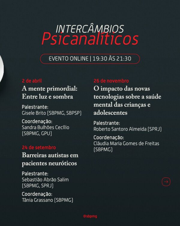 Intercâmbios Psicanalíticos 2025 - Image 2